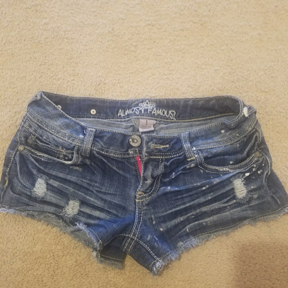 Almost famous denim shorts